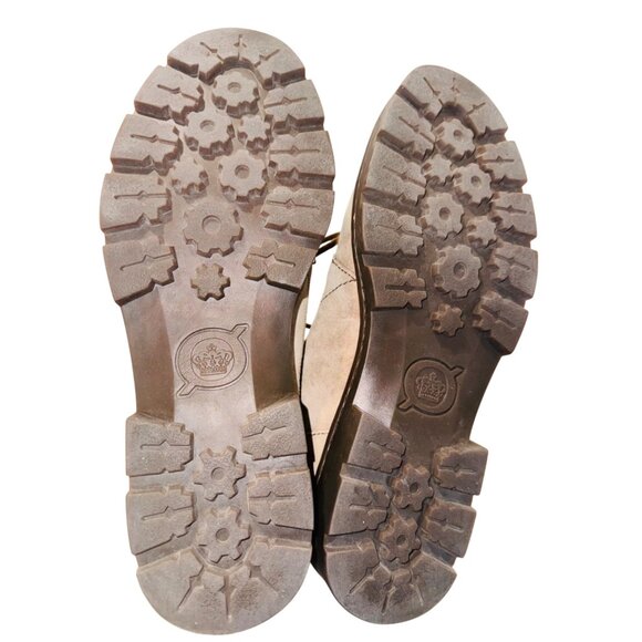 Born Banni Taupe Suede Chukka Bootie Lug Sole Cushion Comfort Boho Cottage Core - Picture 5 of 11